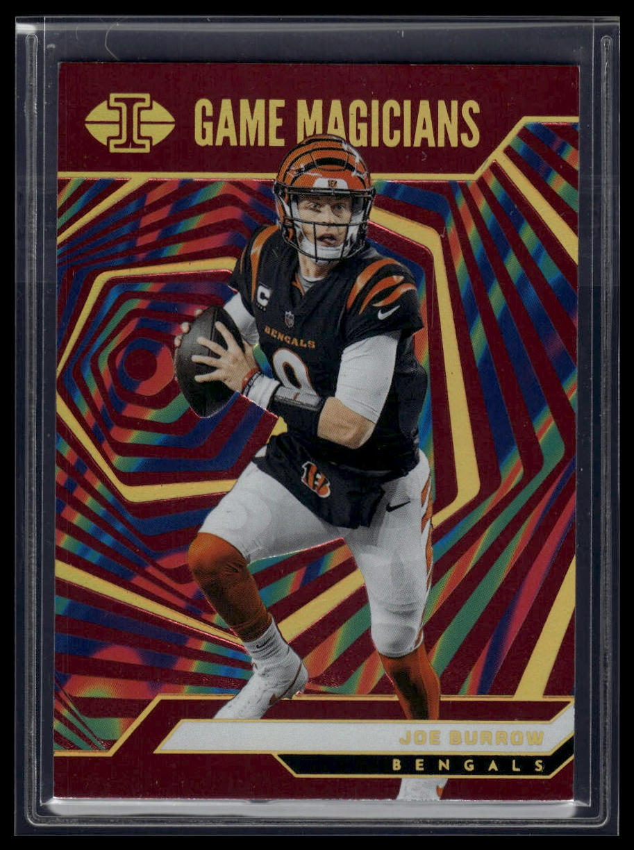 2024 Panini Illusions #5 Joe Burrow Game Magicians Red #/99