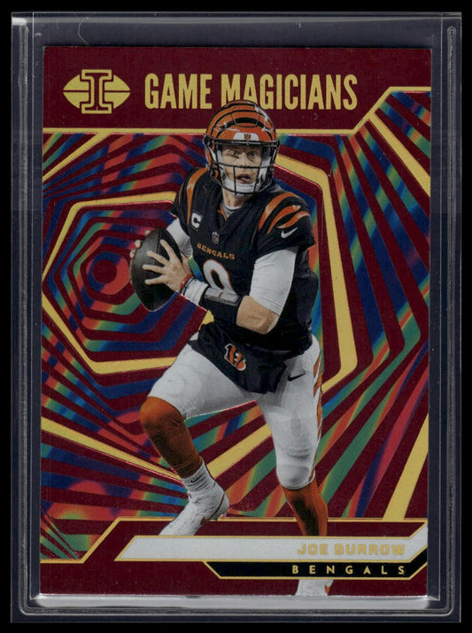 2024 Panini Illusions #5 Joe Burrow Game Magicians Red #/99