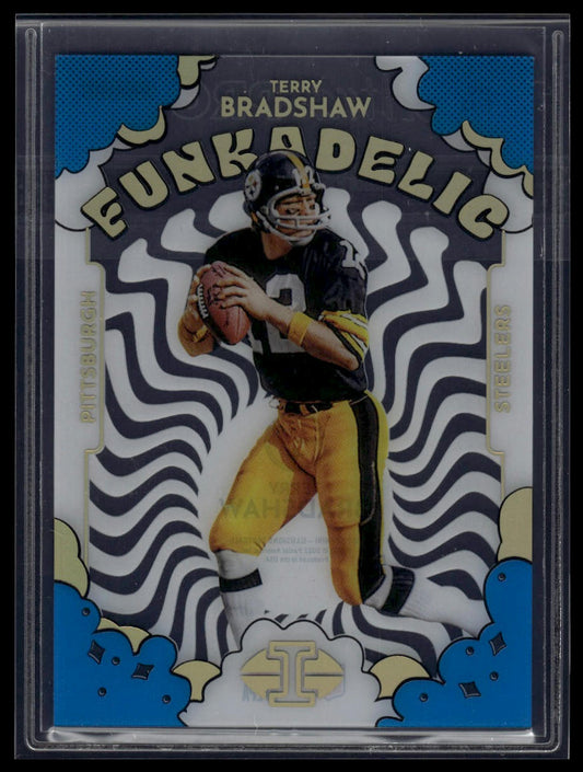 2022 Panini Illusions #F-13 Terry Bradshaw Funkadelic Light Blue #/299