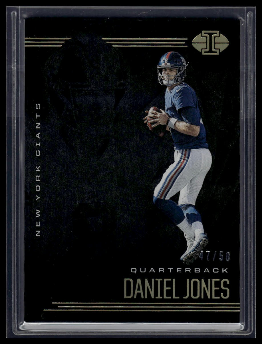 2020 Panini Illusions #81 Daniel Jones Trophy Collection Black #/50