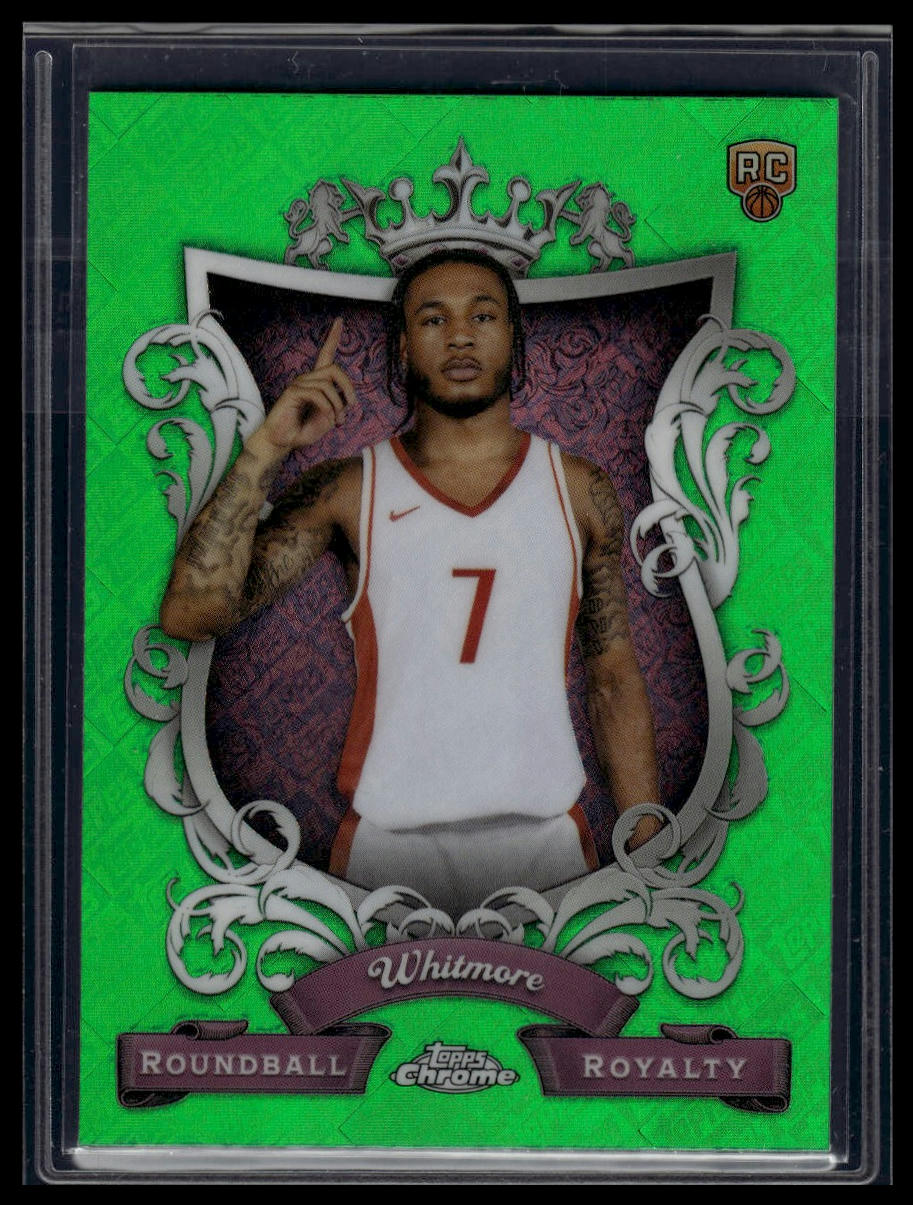 2023-24 Topps Chrome #RR-19 Cam Whitmore Roundball Royalty Refractor Green Topps