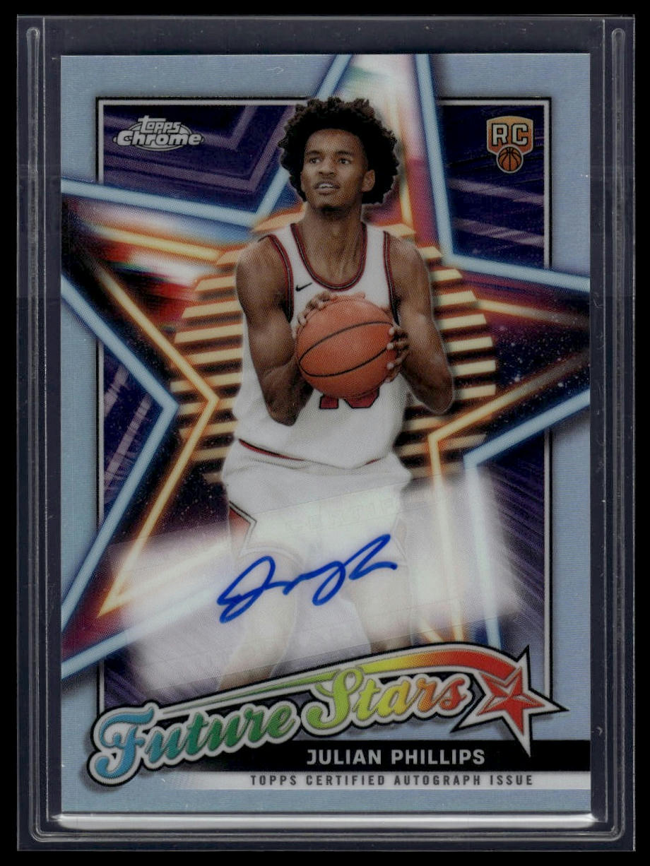 2023-24 Topps Chrome #FSA-JP Julian Phillips Future Stars Autographs