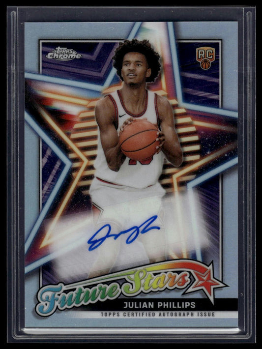 2023-24 Topps Chrome #FSA-JP Julian Phillips Future Stars Autographs