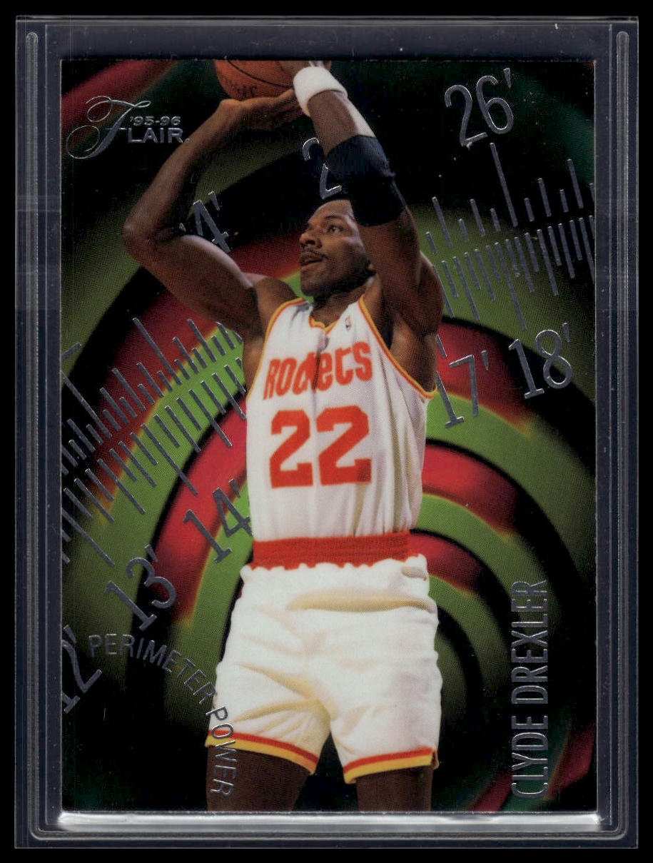 1995-96 Flair #2 Clyde Drexler Perimeter Power
