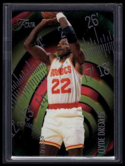 1995-96 Flair #2 Clyde Drexler Perimeter Power
