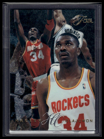 1995-96 Flair #52 Hakeem Olajuwon