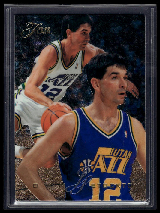 1995-96 Flair #139 John Stockton