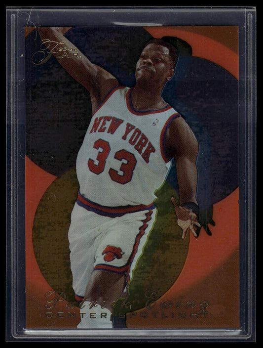 1995-96 Flair #2 Patrick Ewing Center Spotlight