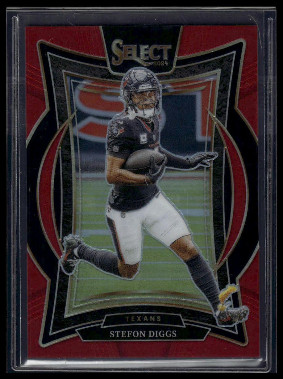 2024 Panini Select #94 Stefon Diggs Red Prizm #/99