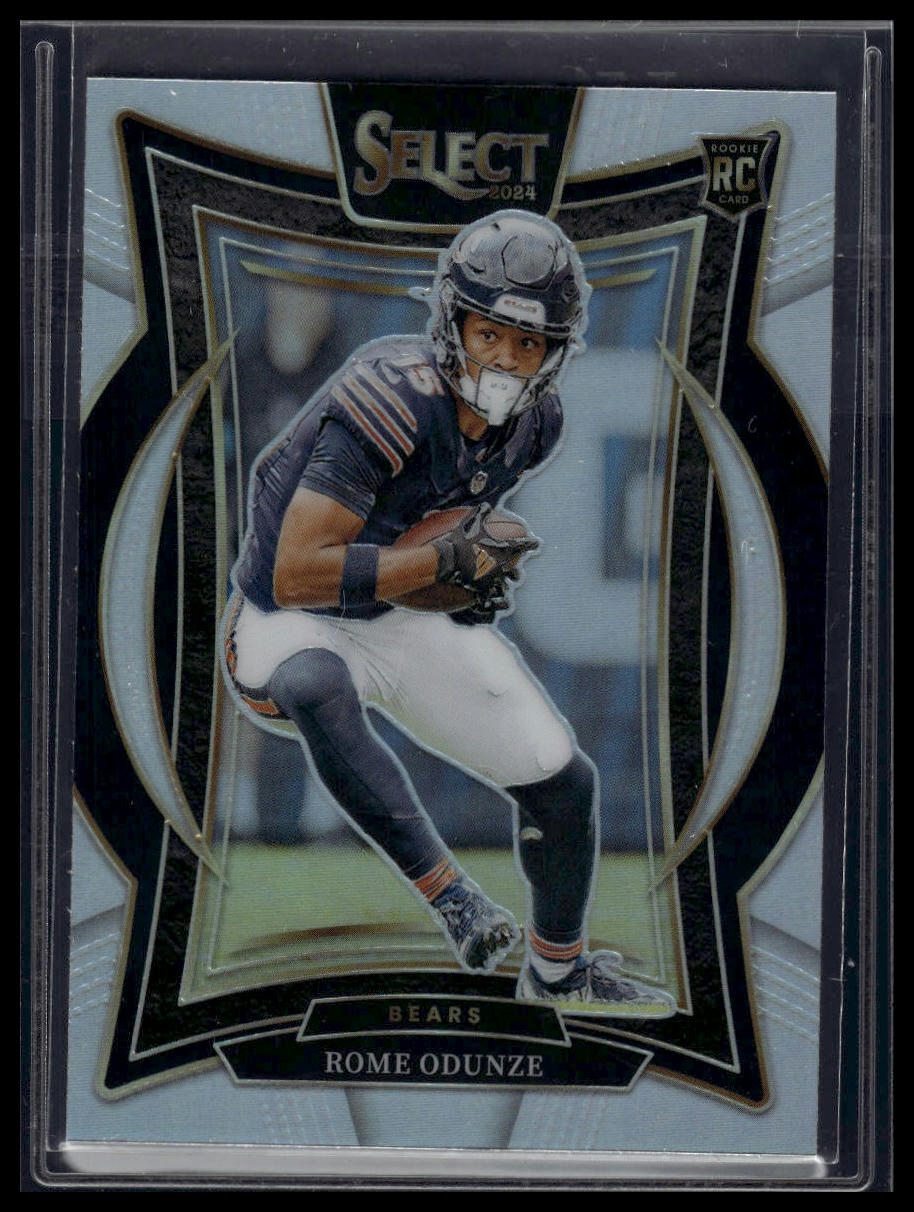 2024 Panini Select #3 Rome Odunze Silver Prizm