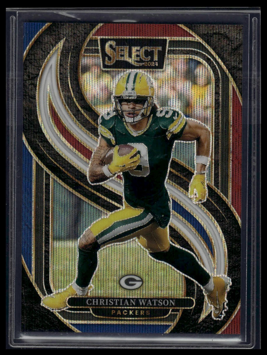 2024 Panini Select #138 Christian Watson Tri-Color Prizm #/249