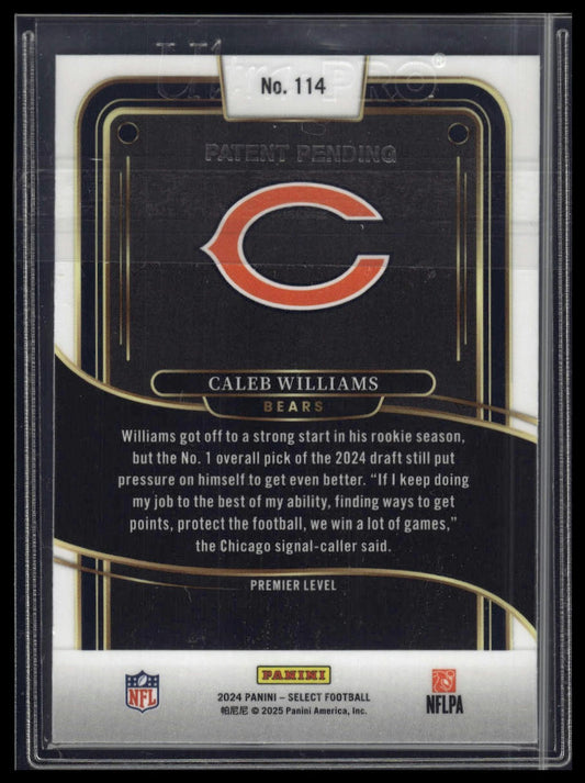 2024 Panini Select #114 Caleb Williams