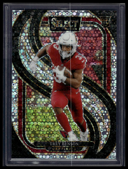 2024 Panini Select #198 Trey Benson Disco Prizm