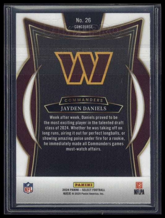 2024 Panini Select #26 Jayden Daniels