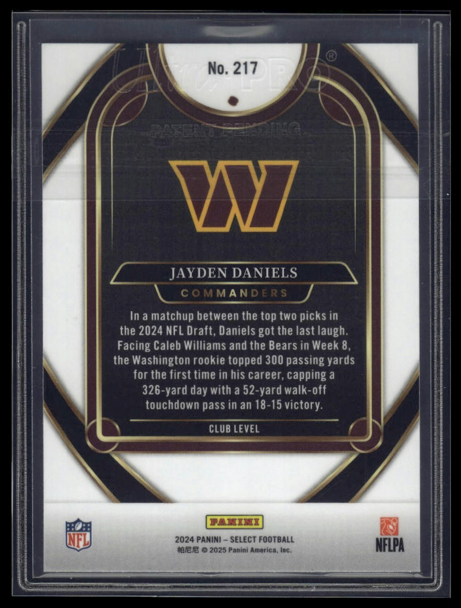 2024 Panini Select #217 Jayden Daniels