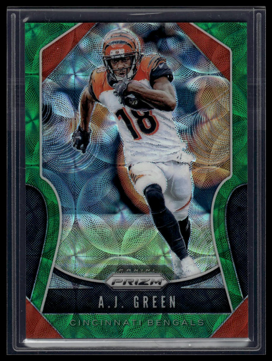 2019 Panini Prizm #76 A.J. Green Green Scope #/75