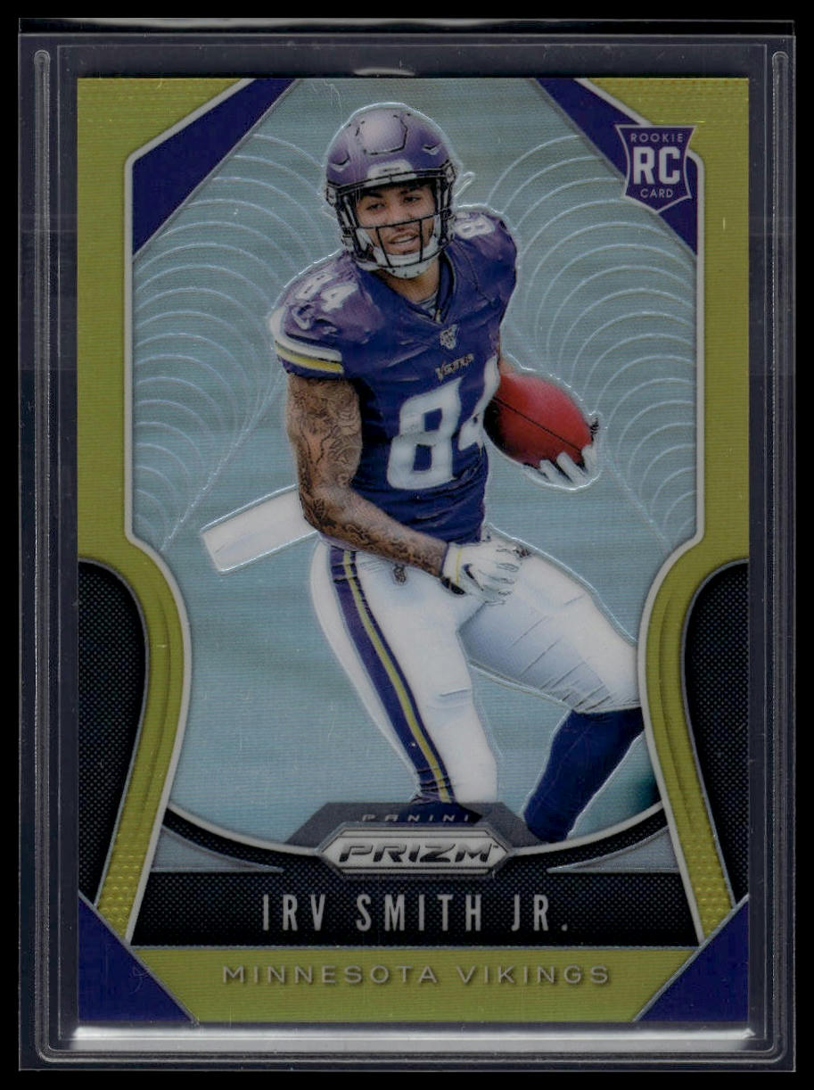 2019 Panini Prizm #366 Irv Smith Jr. Gold #/10