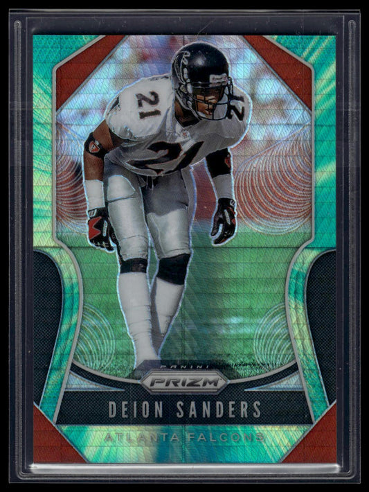 2019 Panini Prizm #295 Deion Sanders Hyper #/175