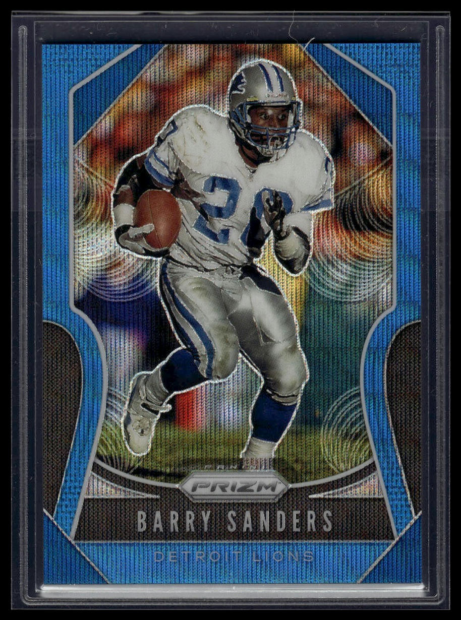 2019 Panini Prizm #275 Barry Sanders Blue Wave #/199