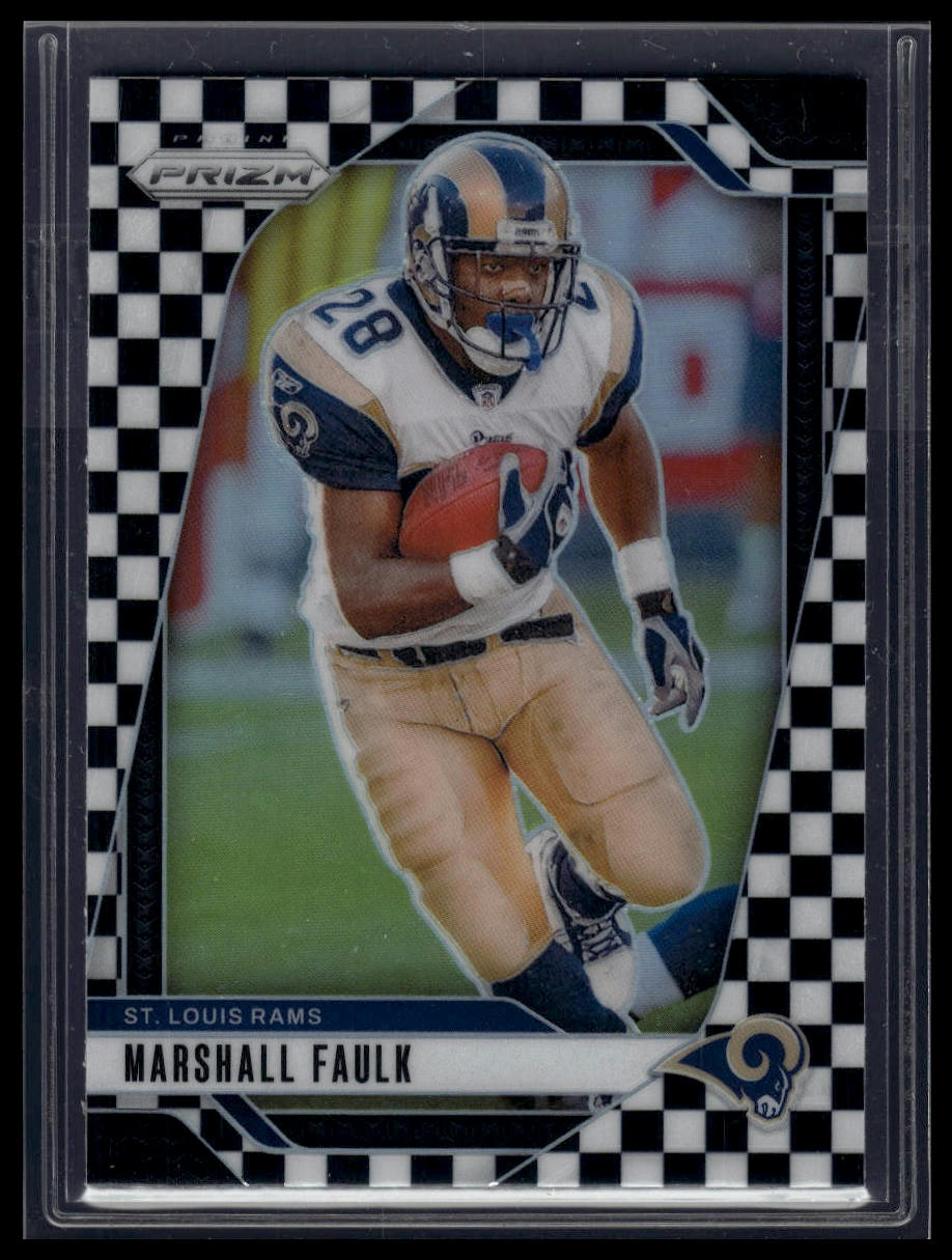 2024 Panini Prizm #299 Marshall Faulk Black and White Checker