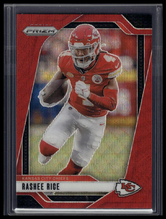 2024 Panini Prizm #141 Rashee Rice Red Wave #/149