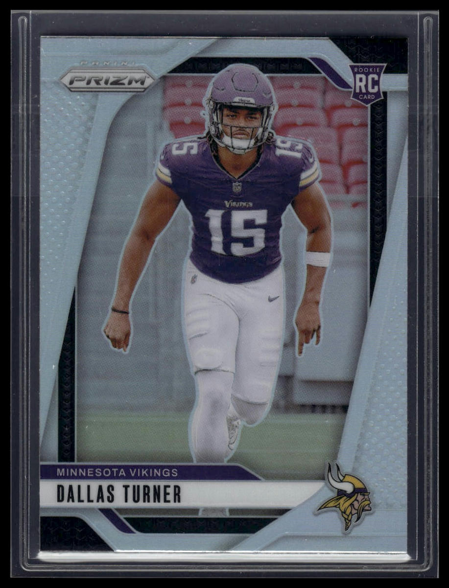 2024 Panini Prizm #324 Dallas Turner Silver