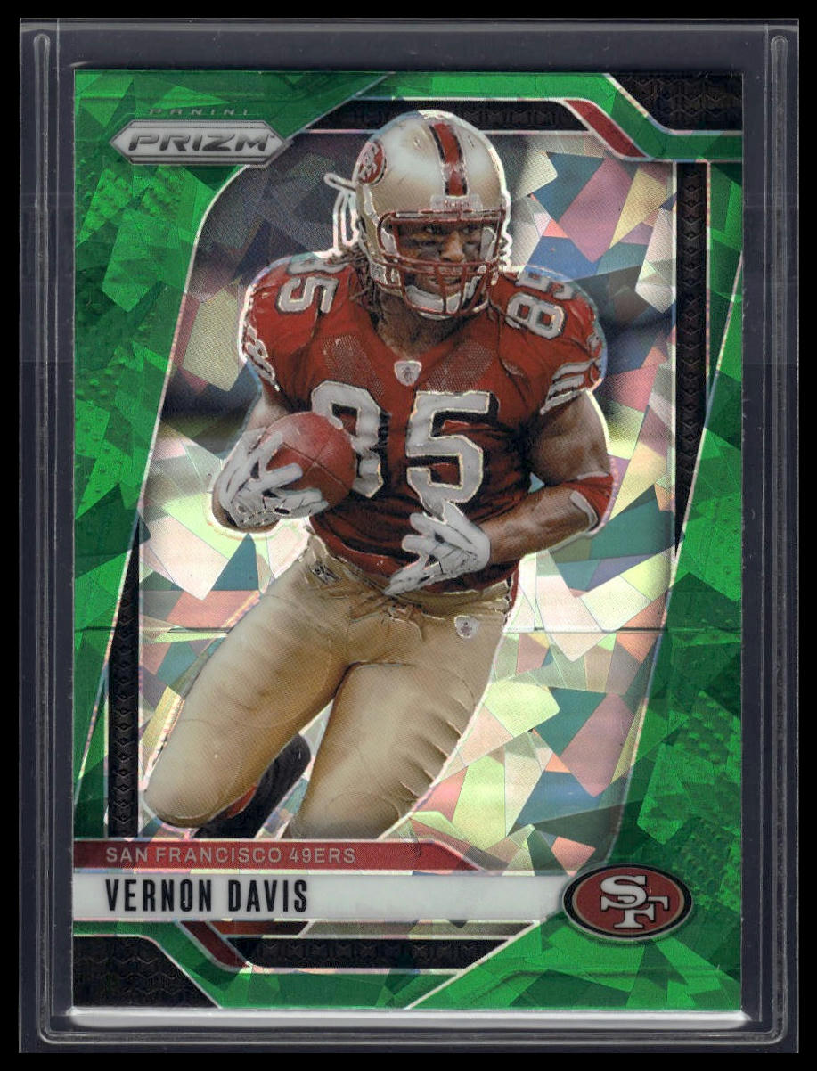 2024 Panini Prizm #258 Vernon Davis Green Ice