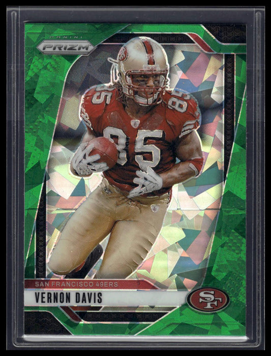 2024 Panini Prizm #258 Vernon Davis Green Ice
