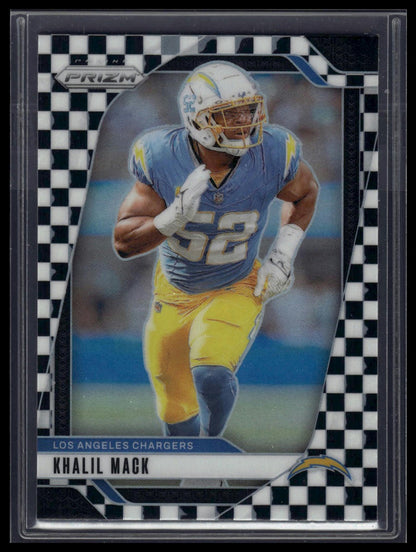 2024 Panini Prizm #162 Khalil Mack Black and White Checker