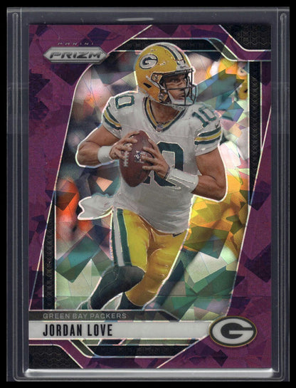 2024 Panini Prizm #101 Jordan Love Purple Ice #/225