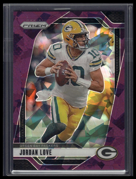 2024 Panini Prizm #101 Jordan Love Purple Ice #/225