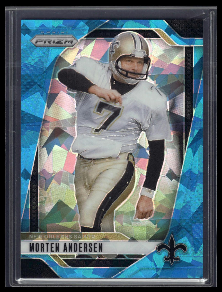 2024 Panini Prizm #211 Morten Andersen Blue Ice #/99
