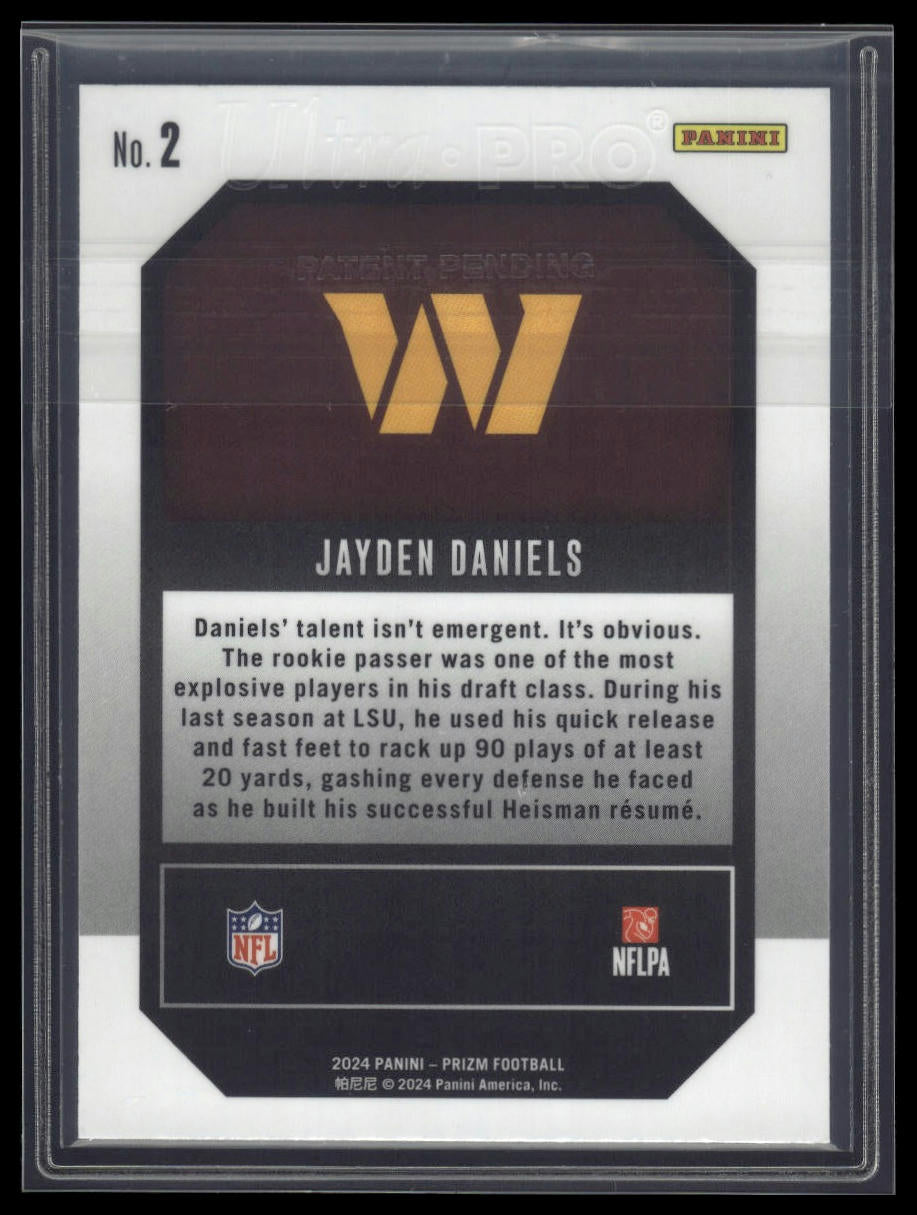 2024 Panini Prizm #2 Jayden Daniels Emergent