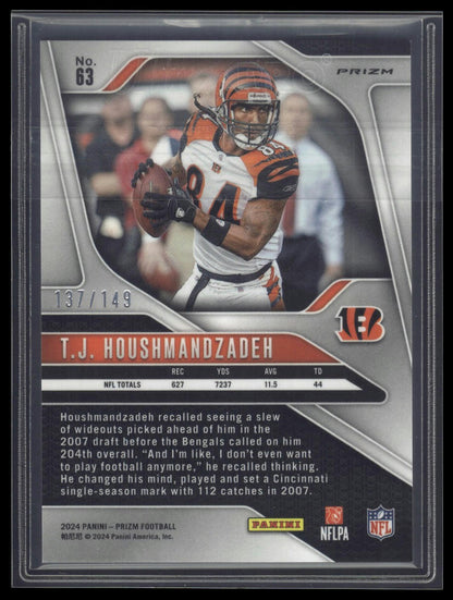 2024 Panini Prizm #63 T.J. Houshmandzadeh Red