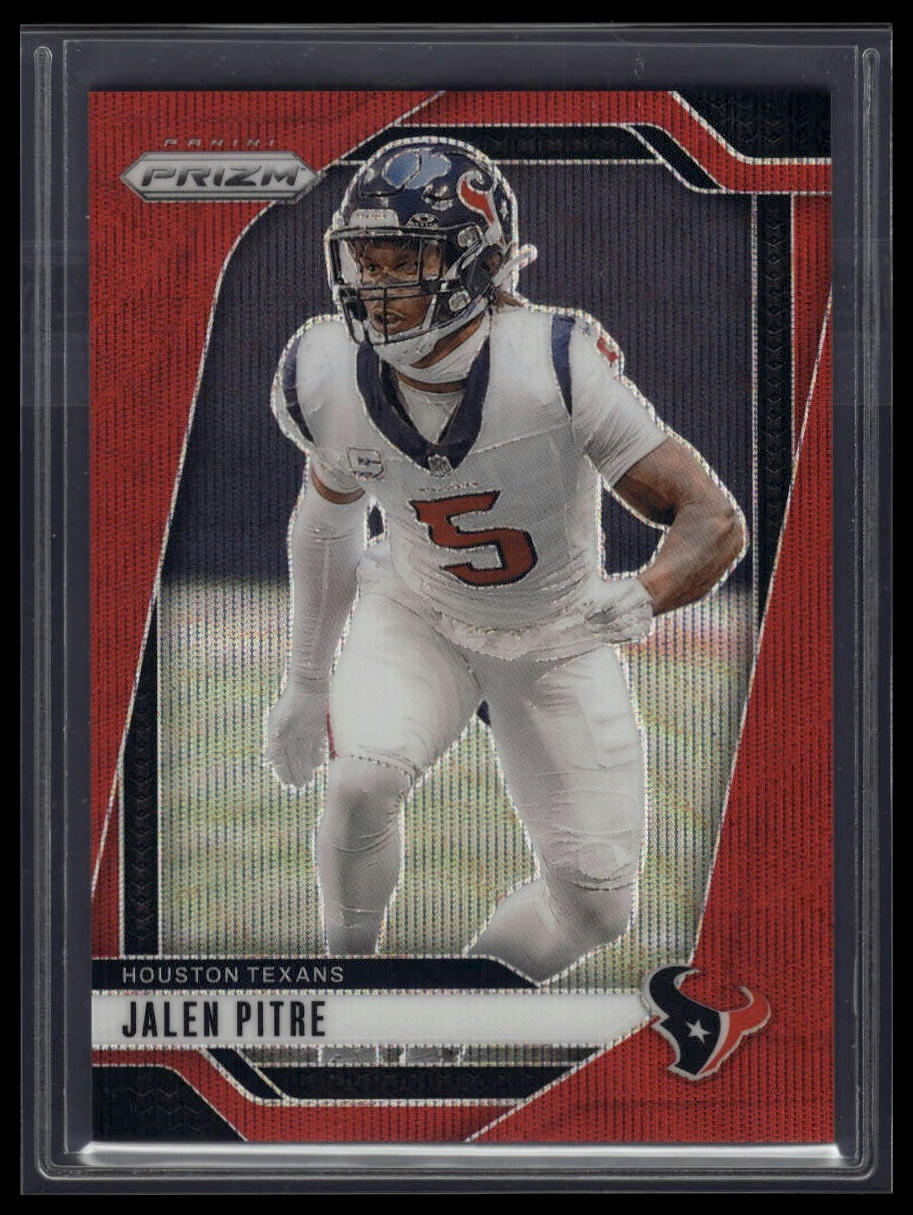 2024 Panini Prizm #118 Jalen Pitre Red Wave #/149