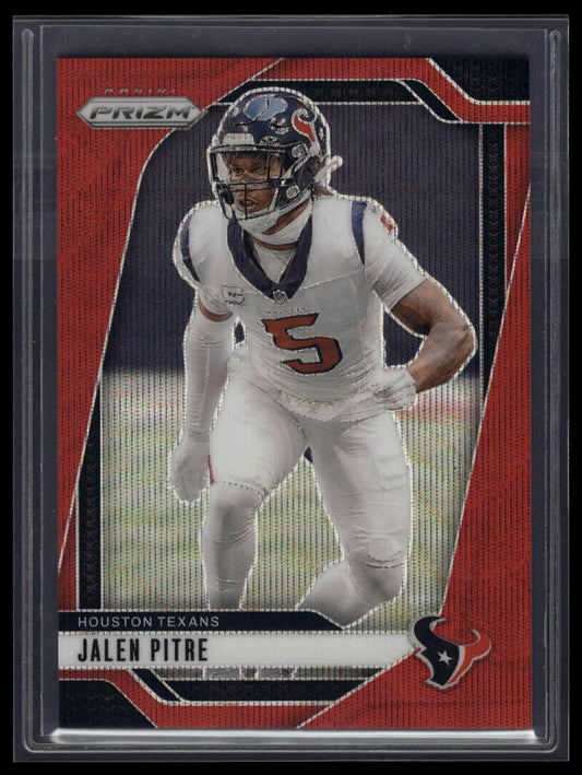 2024 Panini Prizm #118 Jalen Pitre Red Wave #/149