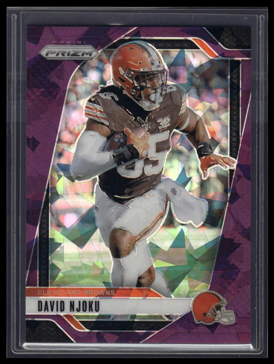 2024 Panini Prizm #68 David Njoku Purple Ice #/225