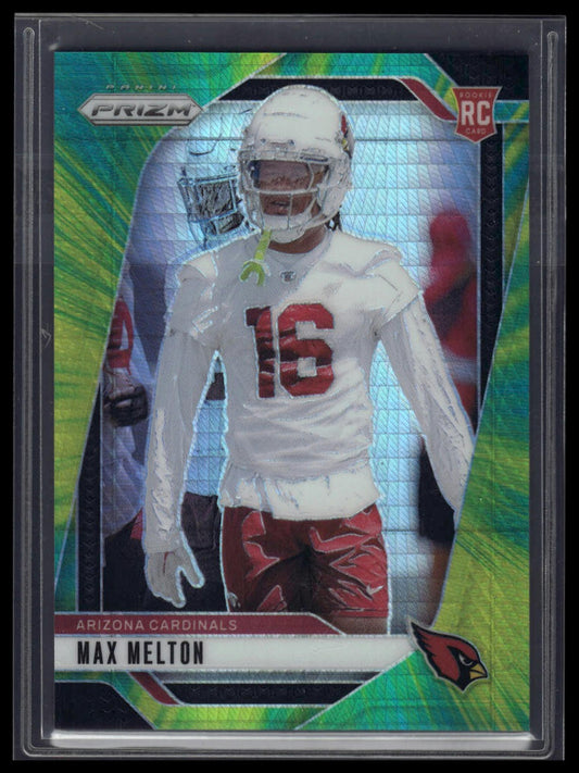 2024 Panini Prizm #376 Max Melton Purple #/125