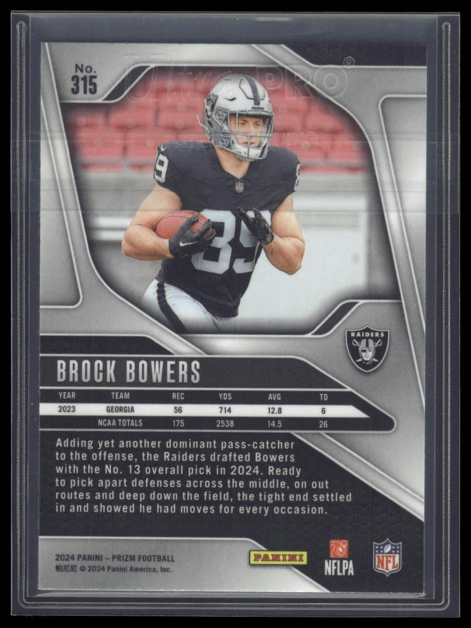 2024 Panini Prizm #315 Brock Bowers