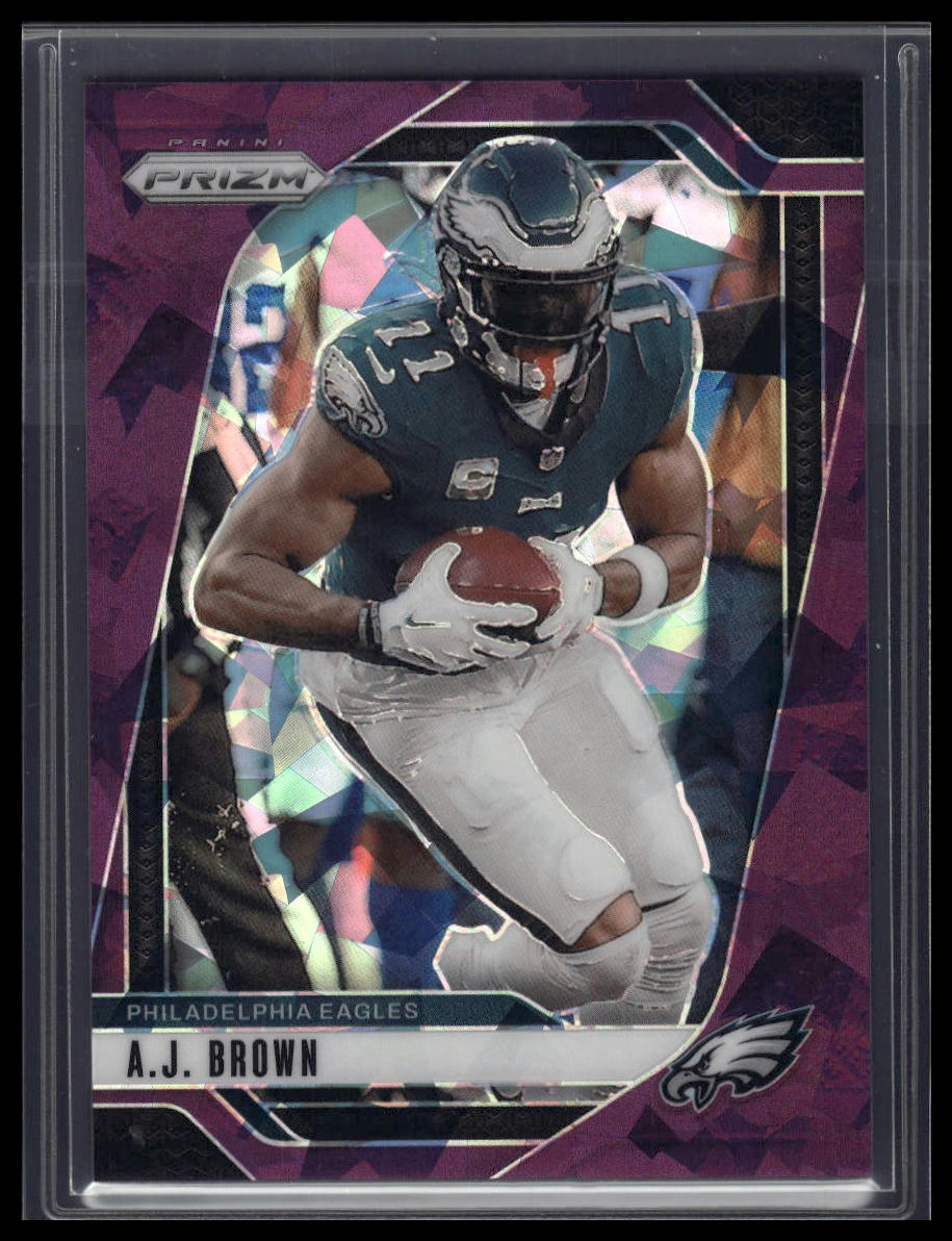2024 Panini Prizm #233 A.J. Brown Purple Ice #/225