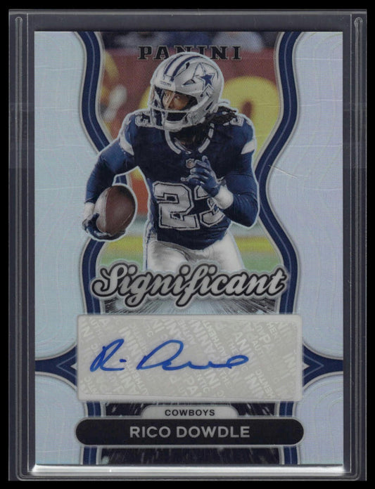 2024 Panini Prizm #SS-RDE Rico Dowdle Significant Signatures