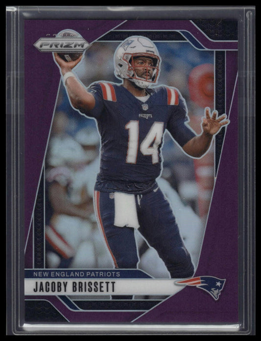 2024 Panini Prizm #194 Jacoby Brissett Purple #/125
