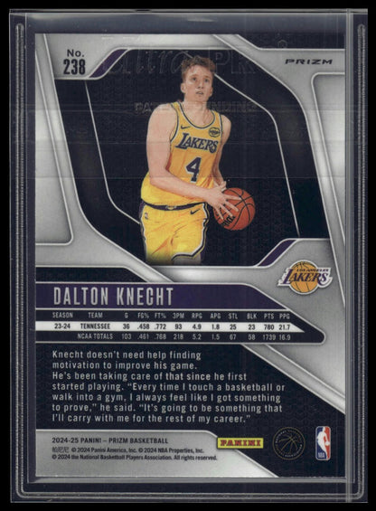 2024-25 Panini Prizm #238 Dalton Knecht Prizms Green