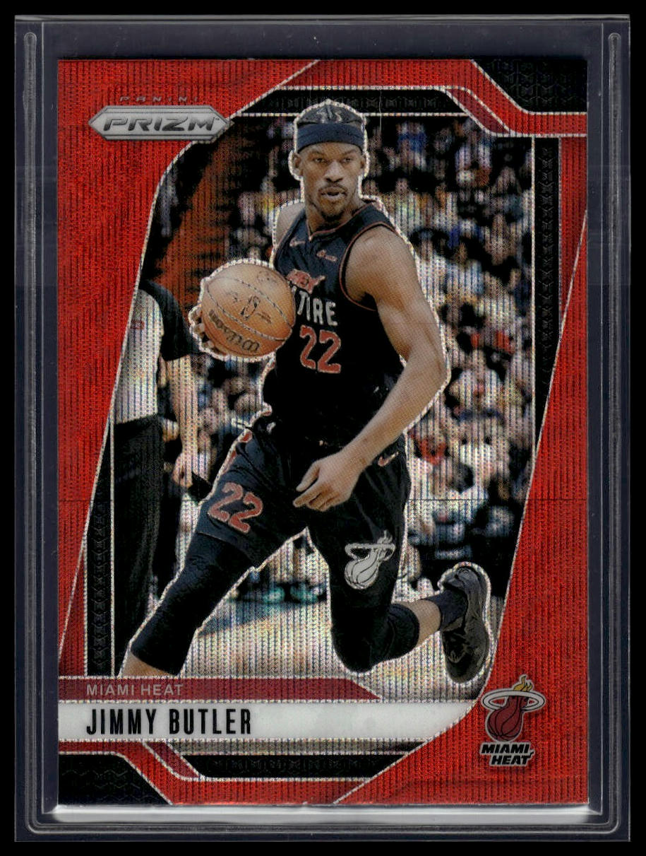 2024-25 Panini Prizm #164 Jimmy Butler Prizms Ruby Wave