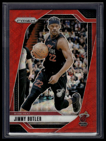 2024-25 Panini Prizm #164 Jimmy Butler Prizms Ruby Wave