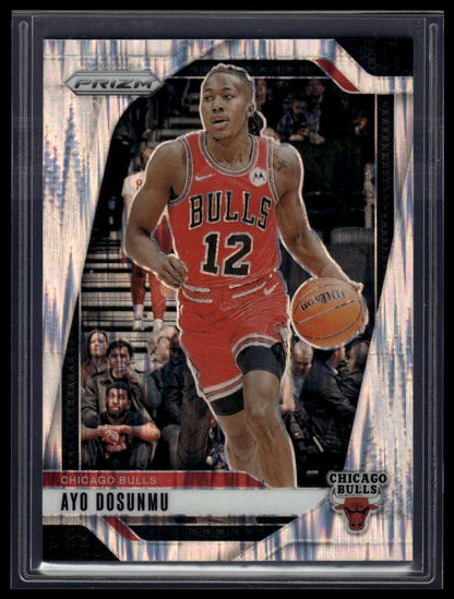 2024-25 Panini Prizm #121 Ayo Dosunmu Prizms Skewed #/249