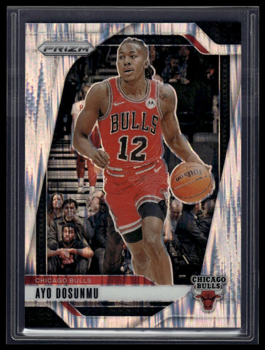 2024-25 Panini Prizm #121 Ayo Dosunmu Prizms Skewed #/249