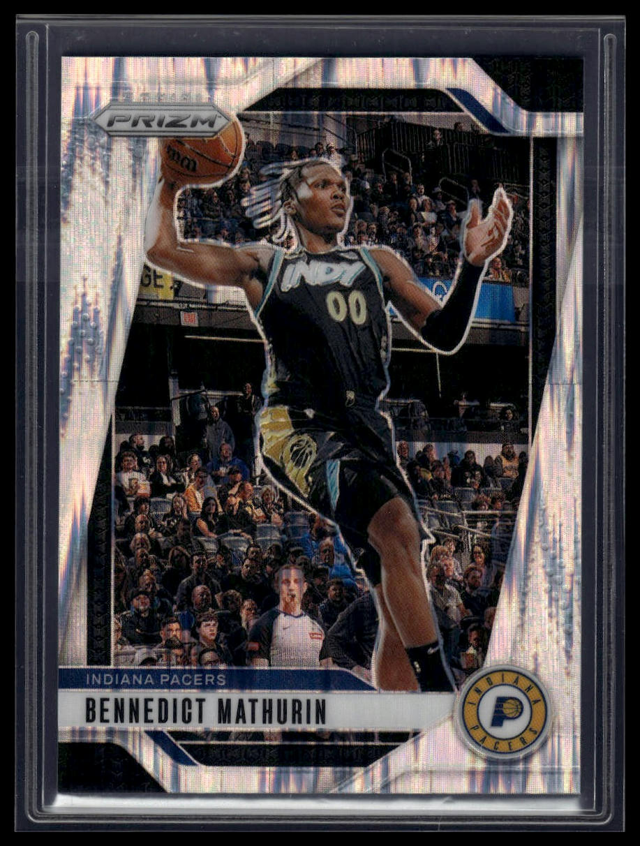 2024-25 Panini Prizm #40 Bennedict Mathurin Prizms Skewed #/249