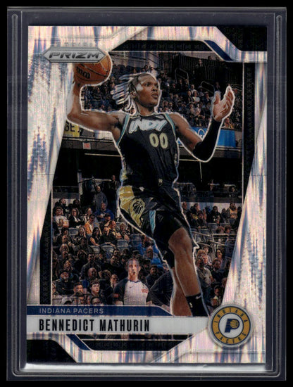 2024-25 Panini Prizm #40 Bennedict Mathurin Prizms Skewed #/249