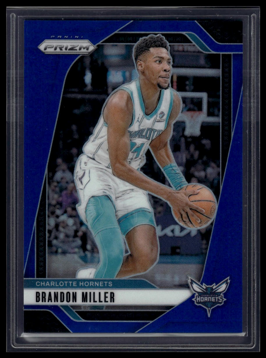 2024-25 Panini Prizm #109 Brandon Miller Prizms Blue #/199